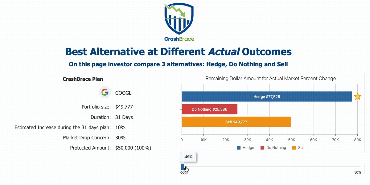 Crash Brace UI Screenshot